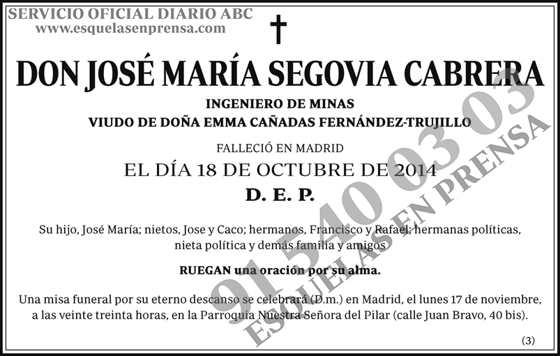 José María Segovia Cabrera